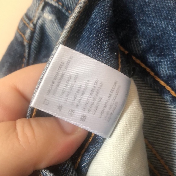 John Elliott  Dark Denim Straight Crop Jeans - Picture 4 of 6